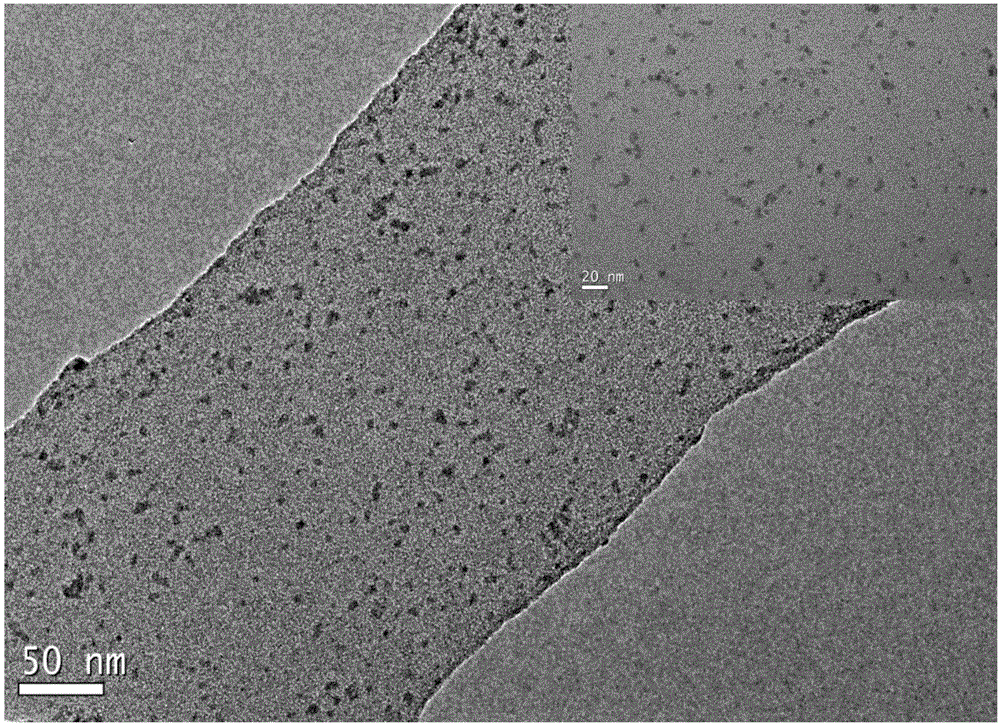 Resistive random access memory based on MoS2 quantum dot embedded organic polymer and preparation method of resistive random access memory