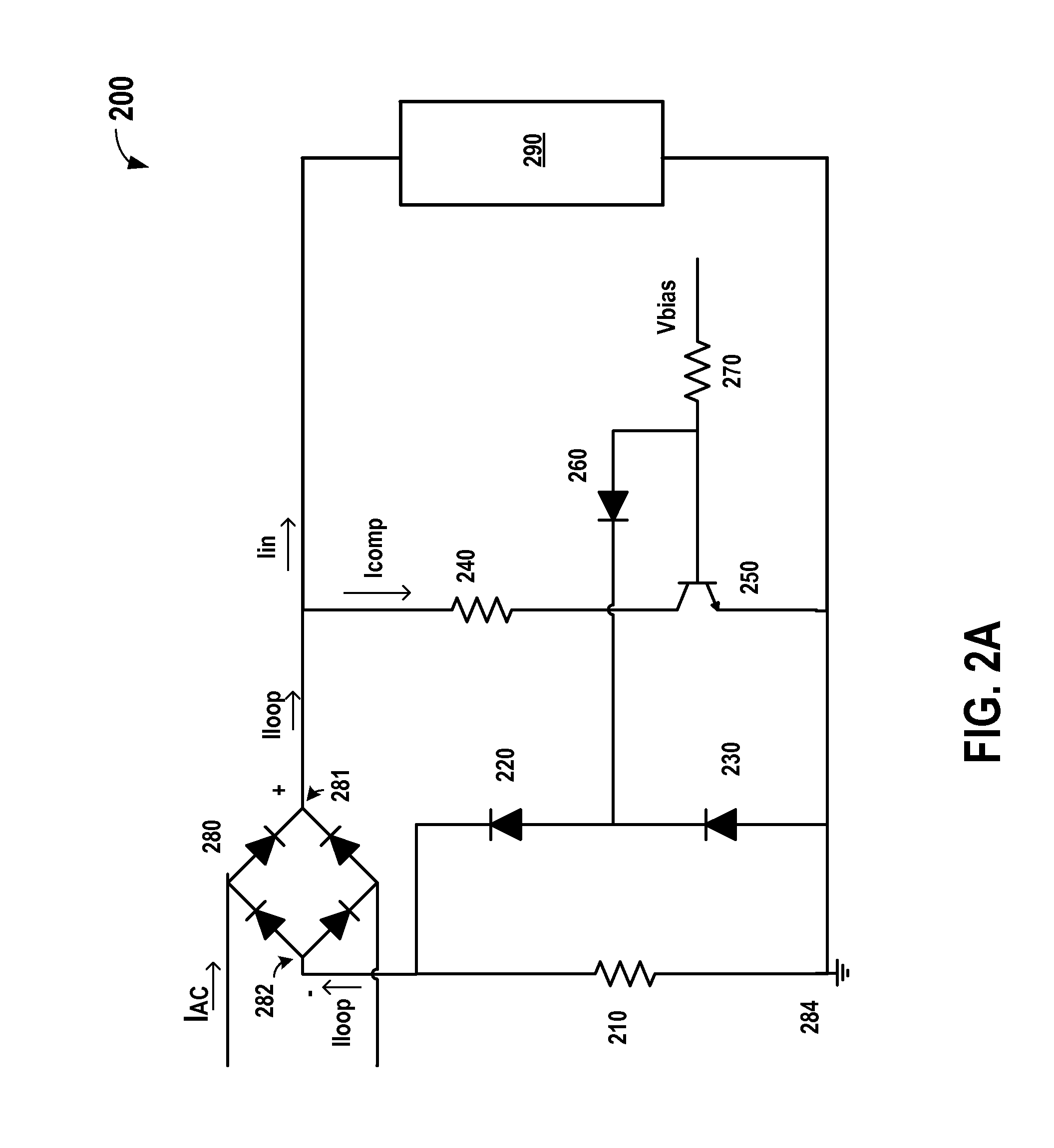 Power supply for LED lamp with triac dimmer