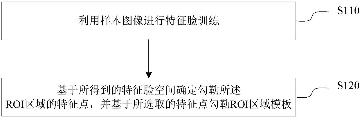 ROI template generation method, ROI extraction method, system, device, and medium