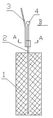 Candle with ignition device