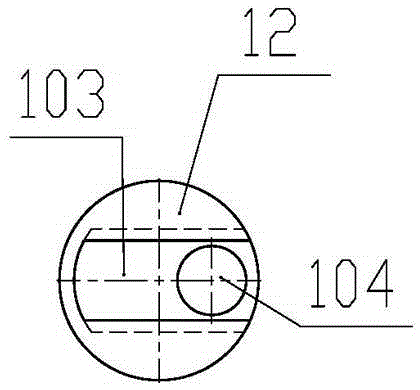 Split combined type sampling bottle for collecting water sample containing volatile substance and oxygen-sensitive substance