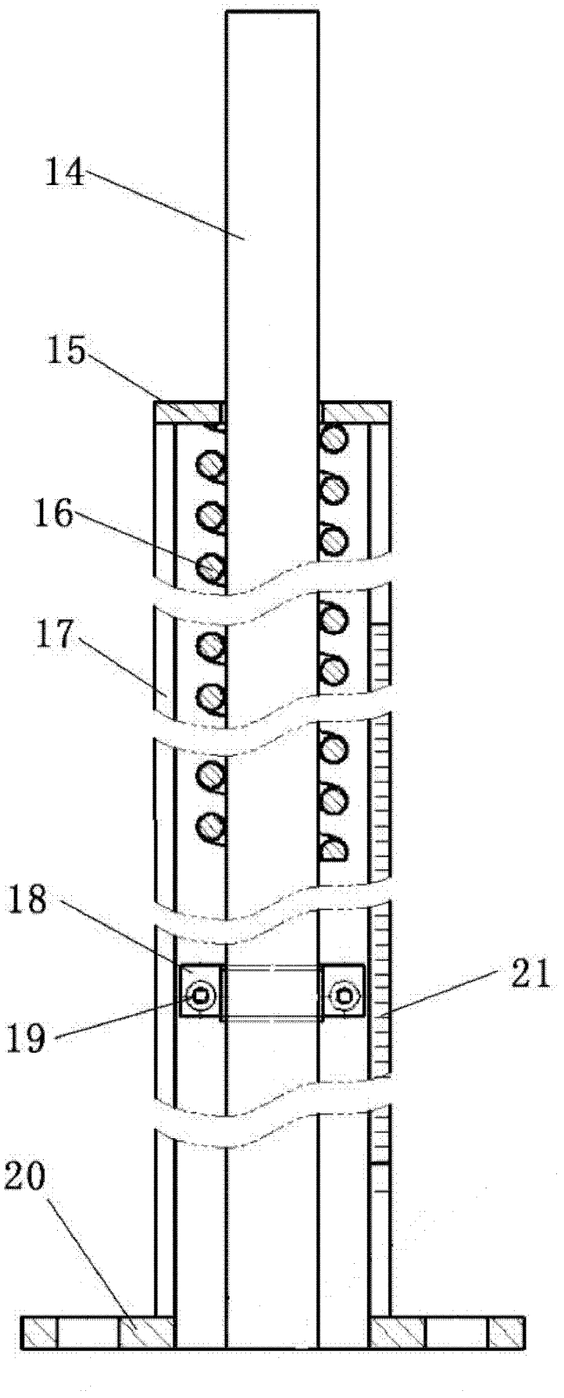 Simple high-g (gravity) acceleration shock testing machine