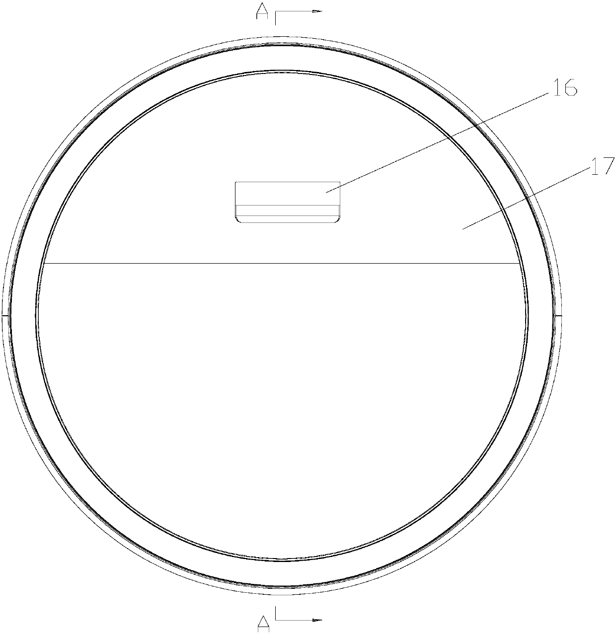 Clothes washing equipment door body structure and clothes washing equipment