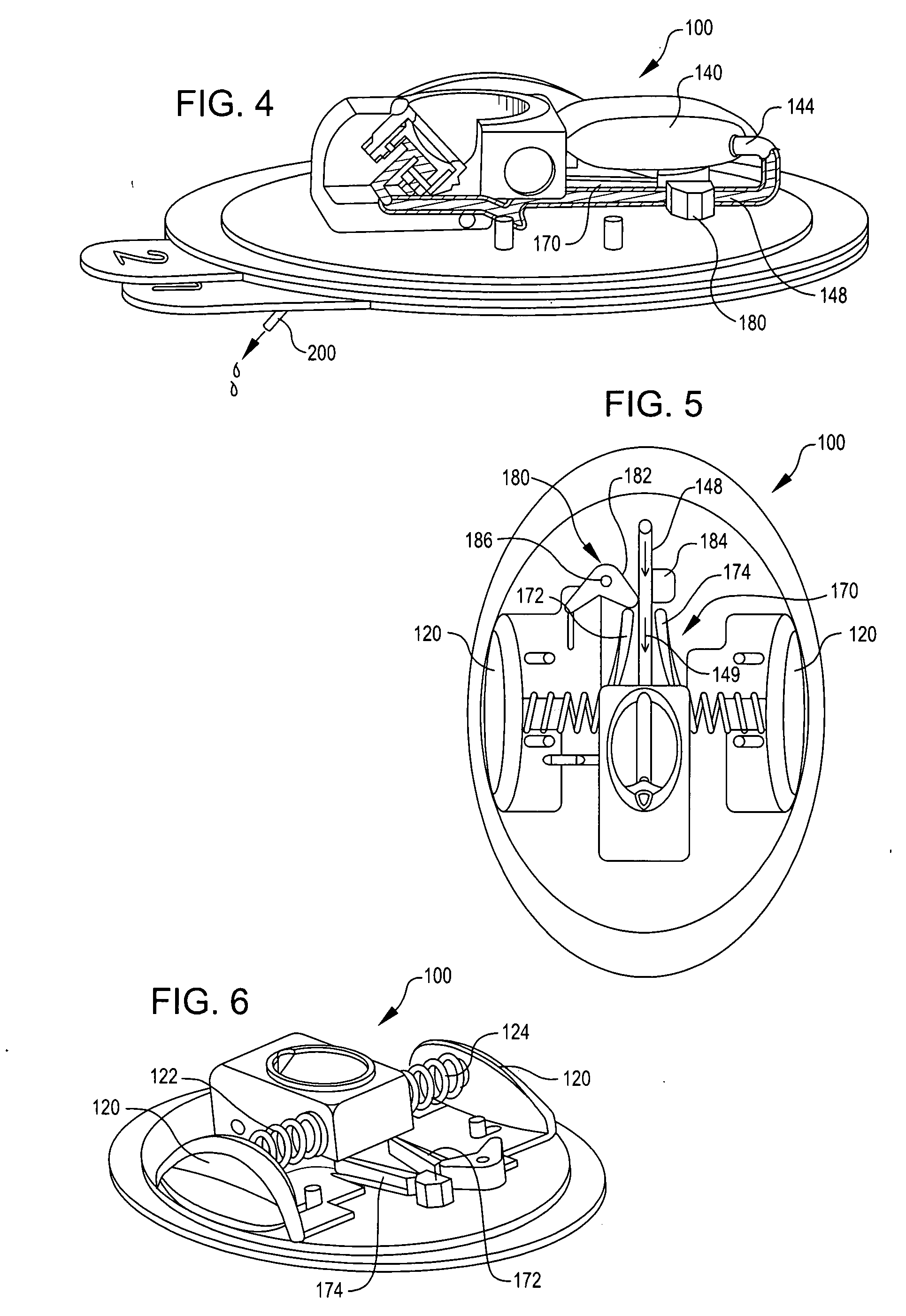 Disposable infusion device with medicament level indicator