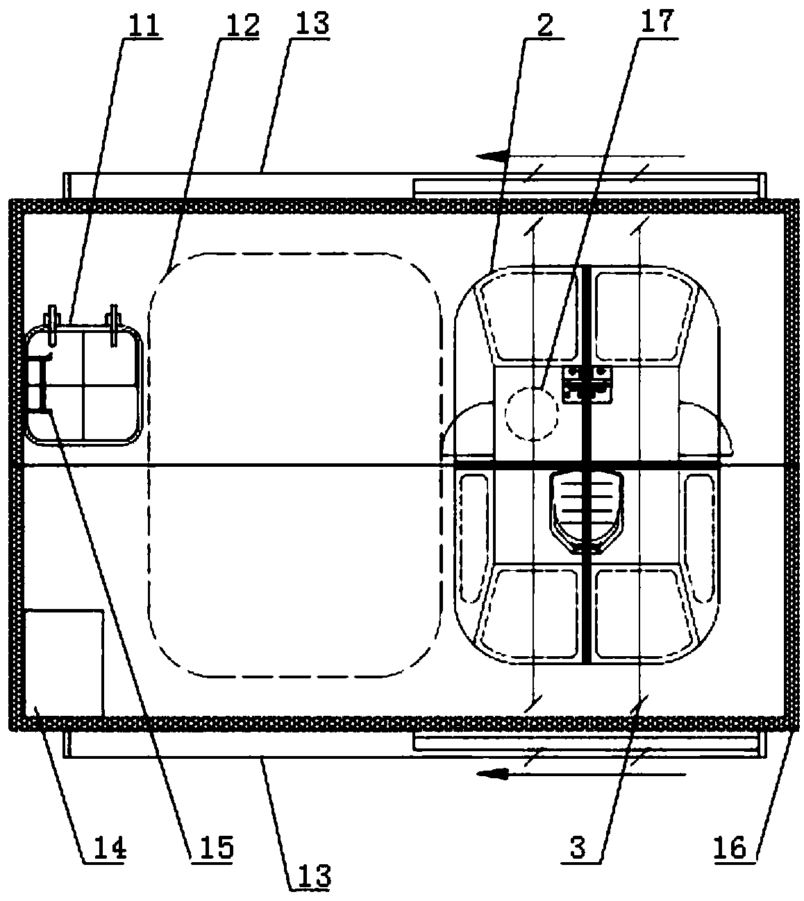 Farming engineering ship with integrated management