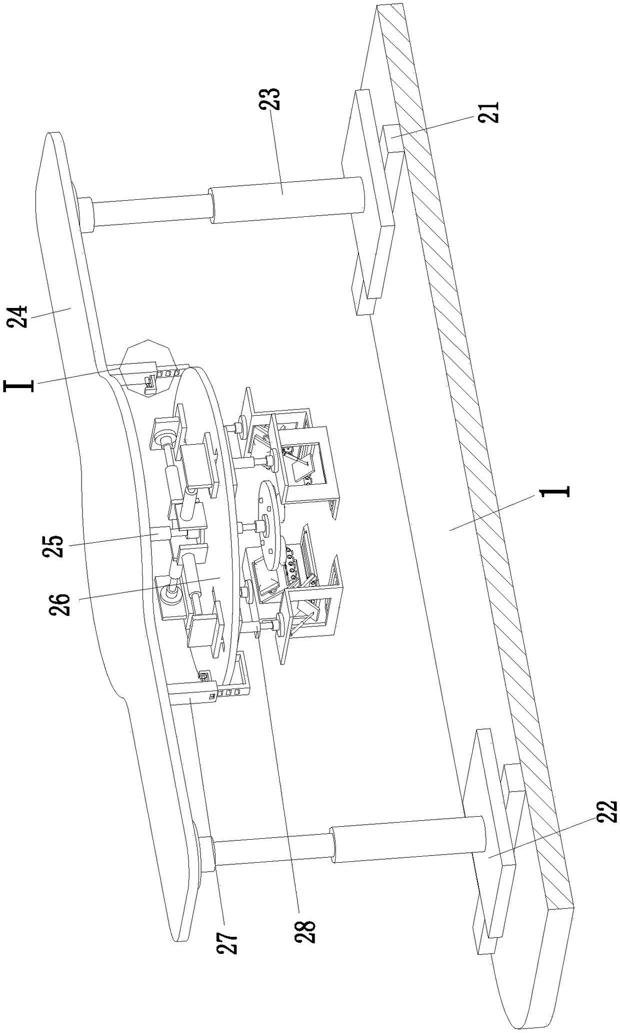 Motor control center electric power distribution cabinet machining equipment