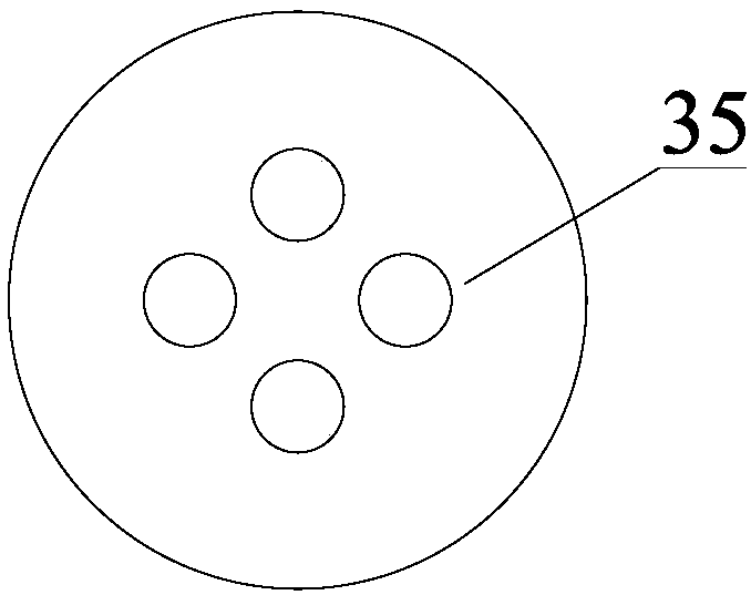 Spray nozzle for catalytic cracking lift pipe and application