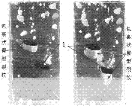 Manufacturing method of rock-internal-crack-simulated expansion transparent material