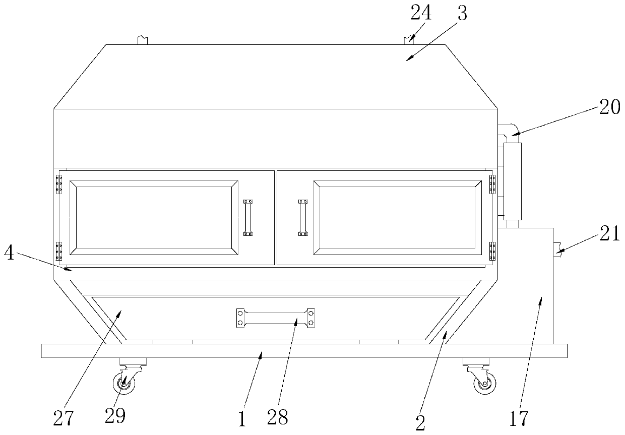 Medical sharp instrument processing device with high safety performance