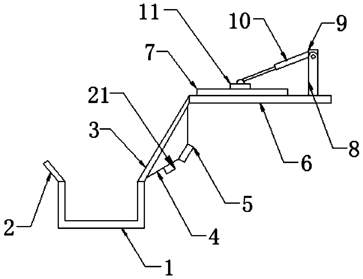 A cloth pressing device for a warp knitting machine