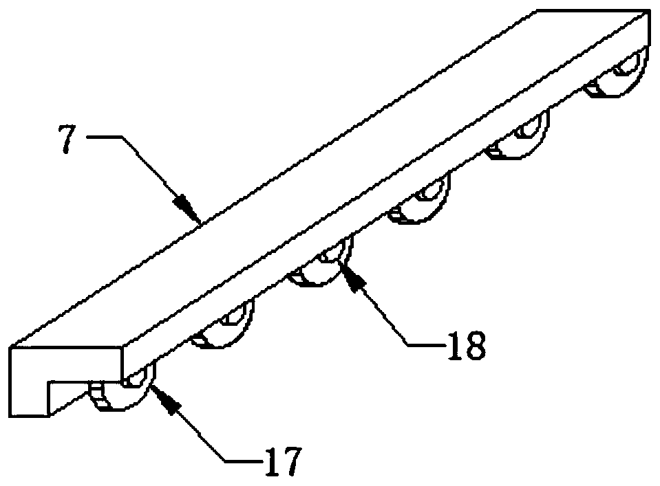 A cloth pressing device for a warp knitting machine