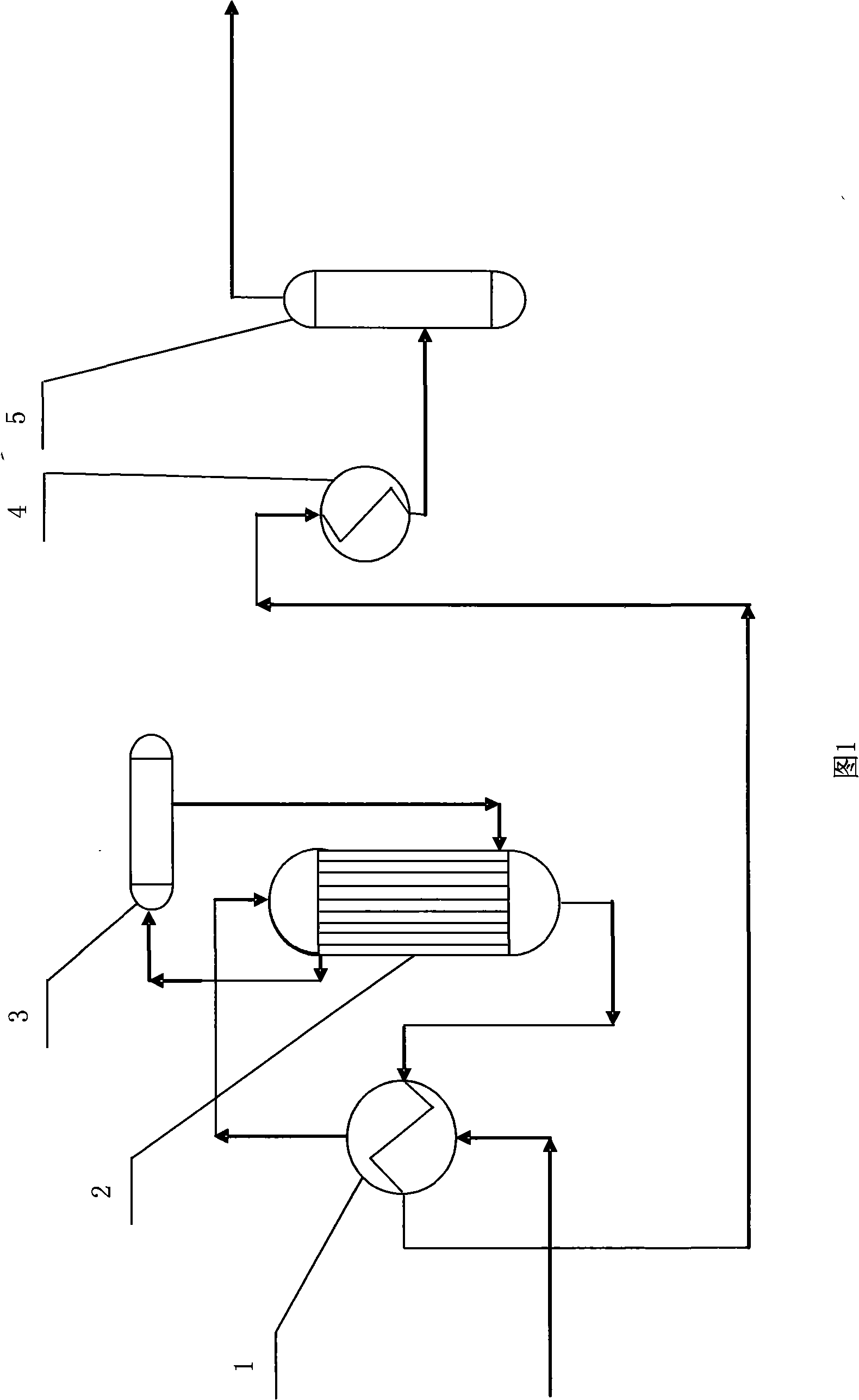 Envelope type reactor thermal-transferring method in methanol synthesizing process