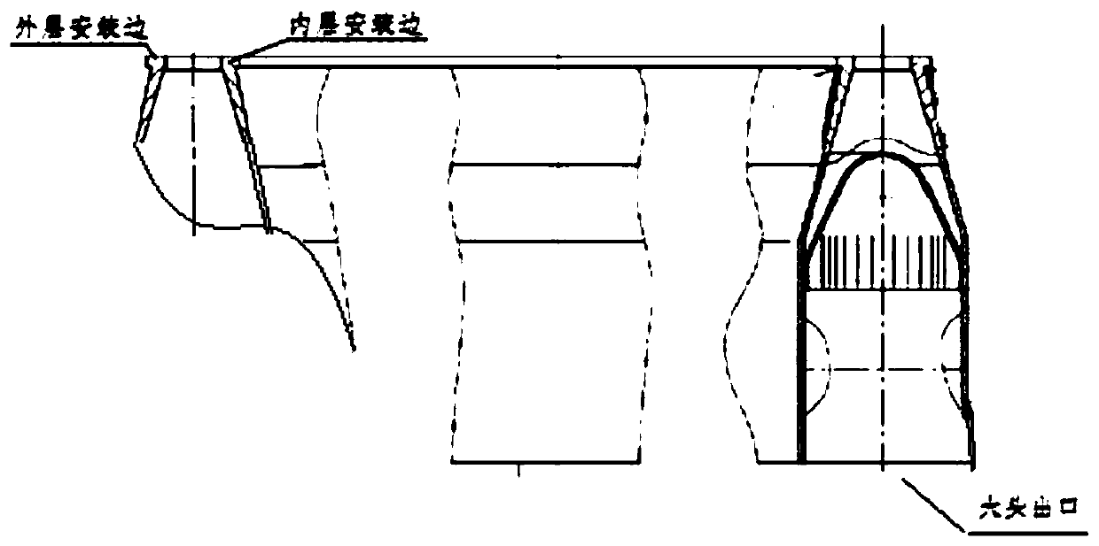 Limiting device for heat treatment of double-layer-structure welding assembly and clamping method