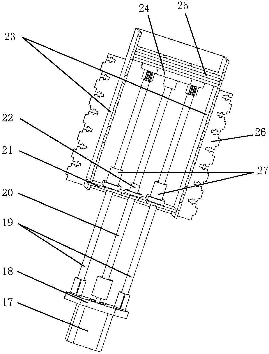 Laser powder rapid sintering and powder spreading device