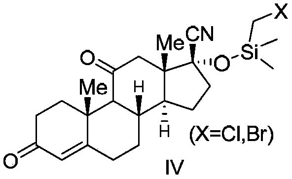 Cortisone acetate intermediate, preparation method and use thereof in preparation of cortisone acetate