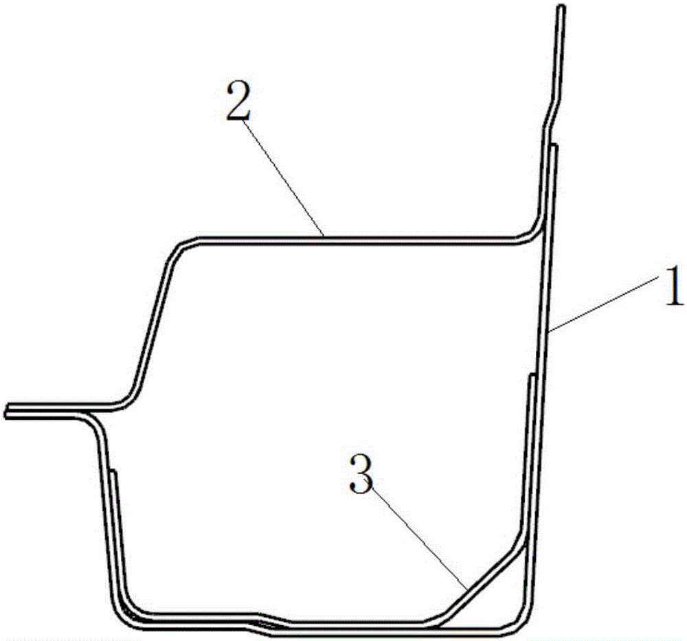 Automobile rear girder assembly and automobile rear lower automobile body structure