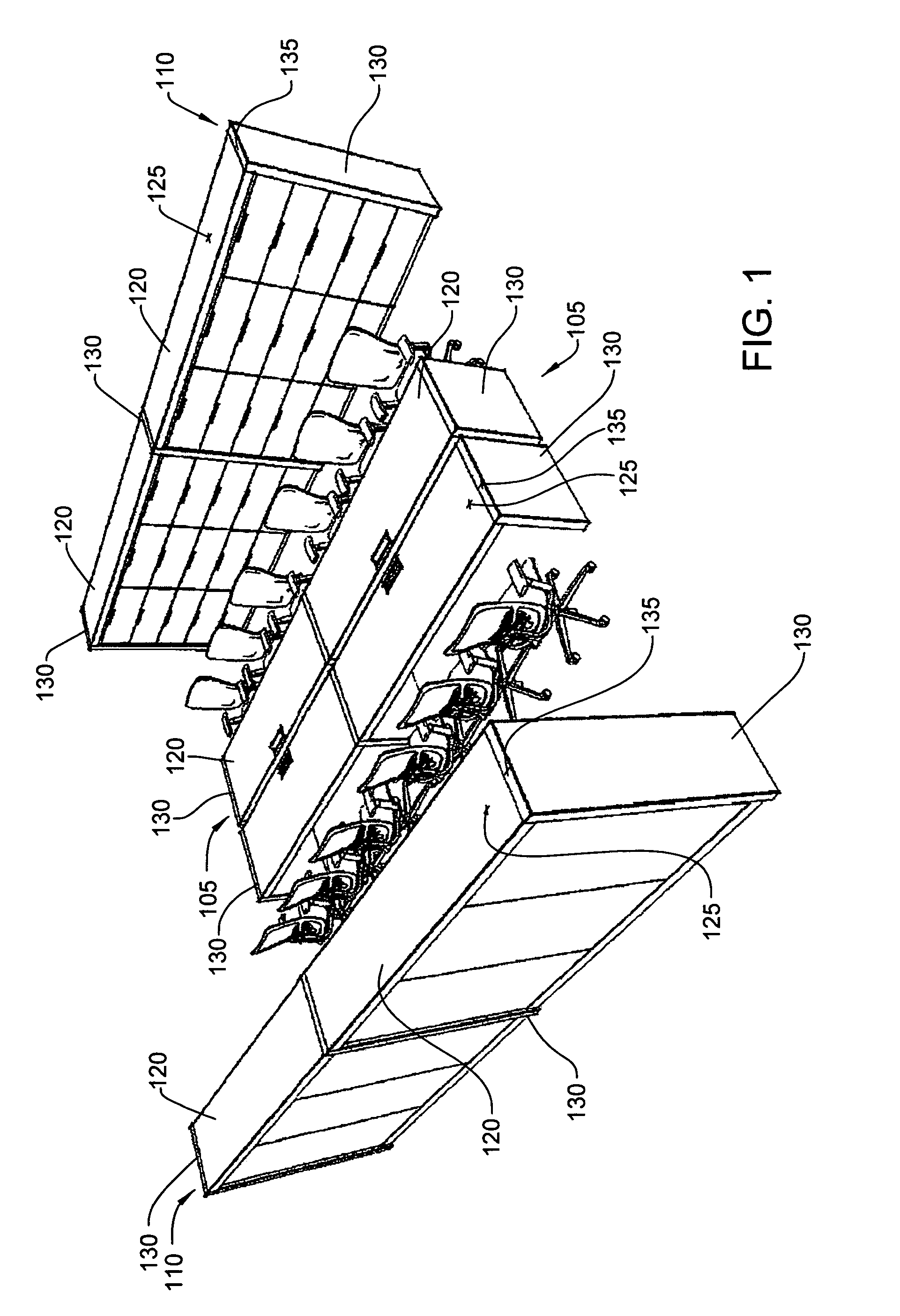 Dowel assembly for a furniture system