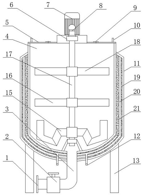 Heating and heat preservation type resin heating tank system