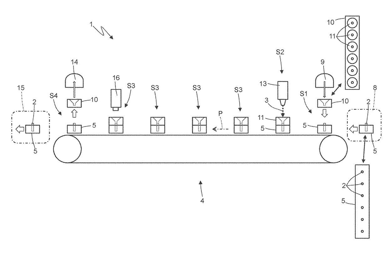 Method and unit for filling a disposable electronic-cigarette cartridge with a liquid substance