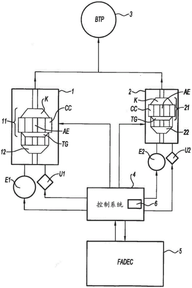 Method for optimising the specific consumption of a twin helicopter