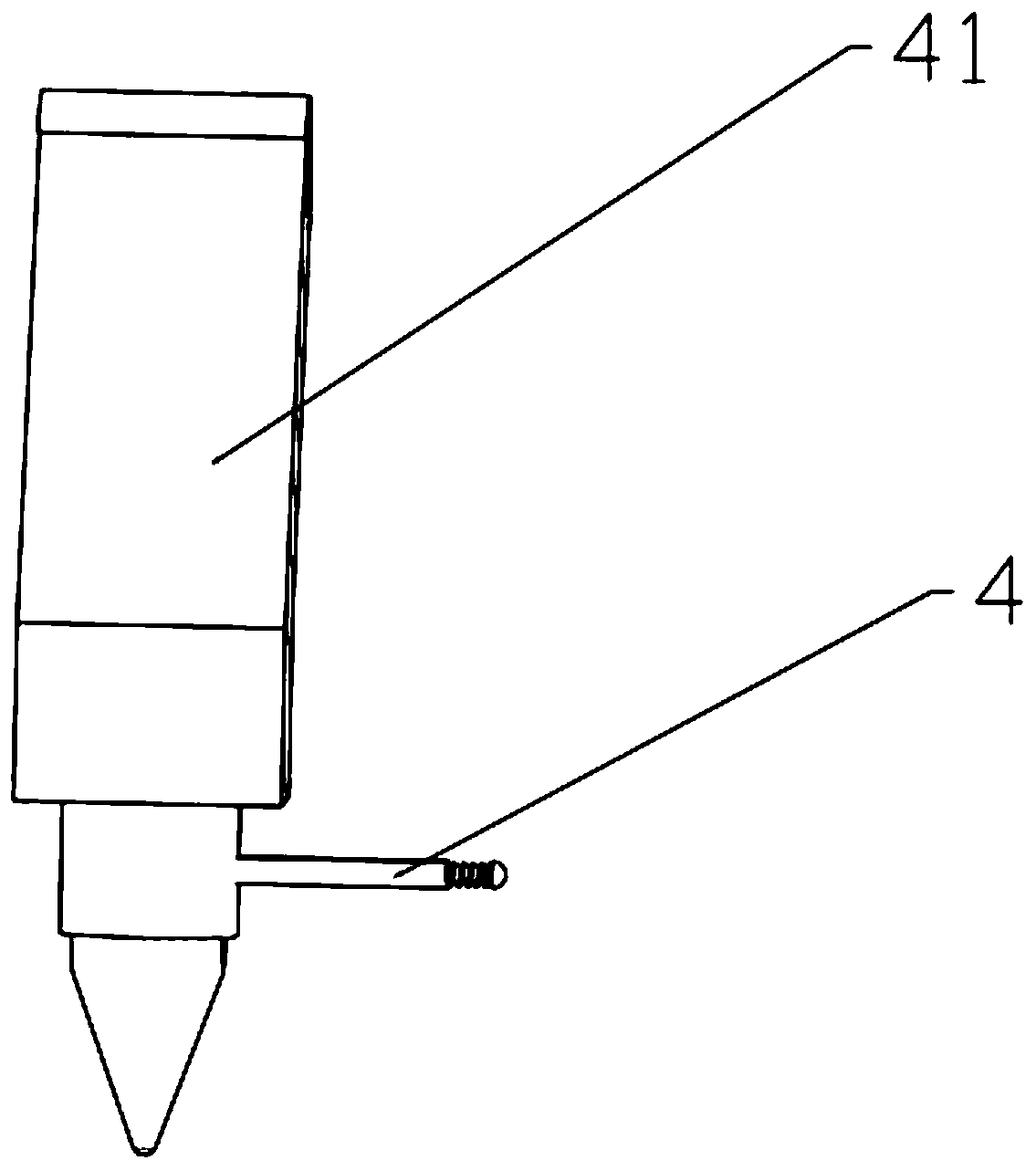 A mechanical arm device with automatic locking and mutual unlocking