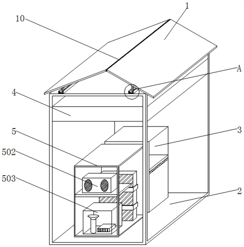 A remote-controlled expressway slope monitoring and early warning device with voice broadcast prompt