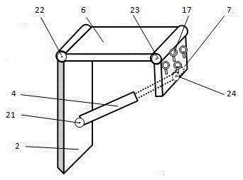 Frame type multifunctional free ascending and descending shifting machine