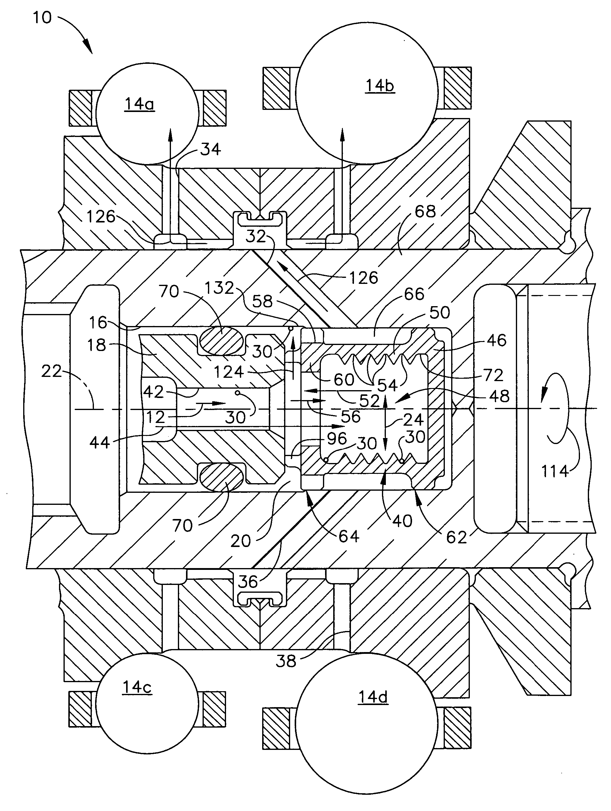 Multi-stage centrifugal debris trap