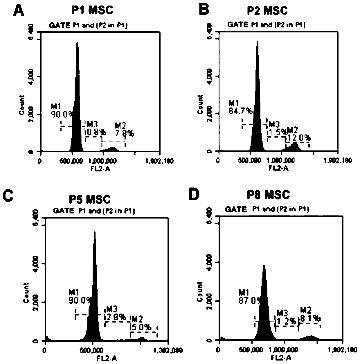 Umbilical cord mesenchymal stem cells for treating lung diseases and preparation method thereof