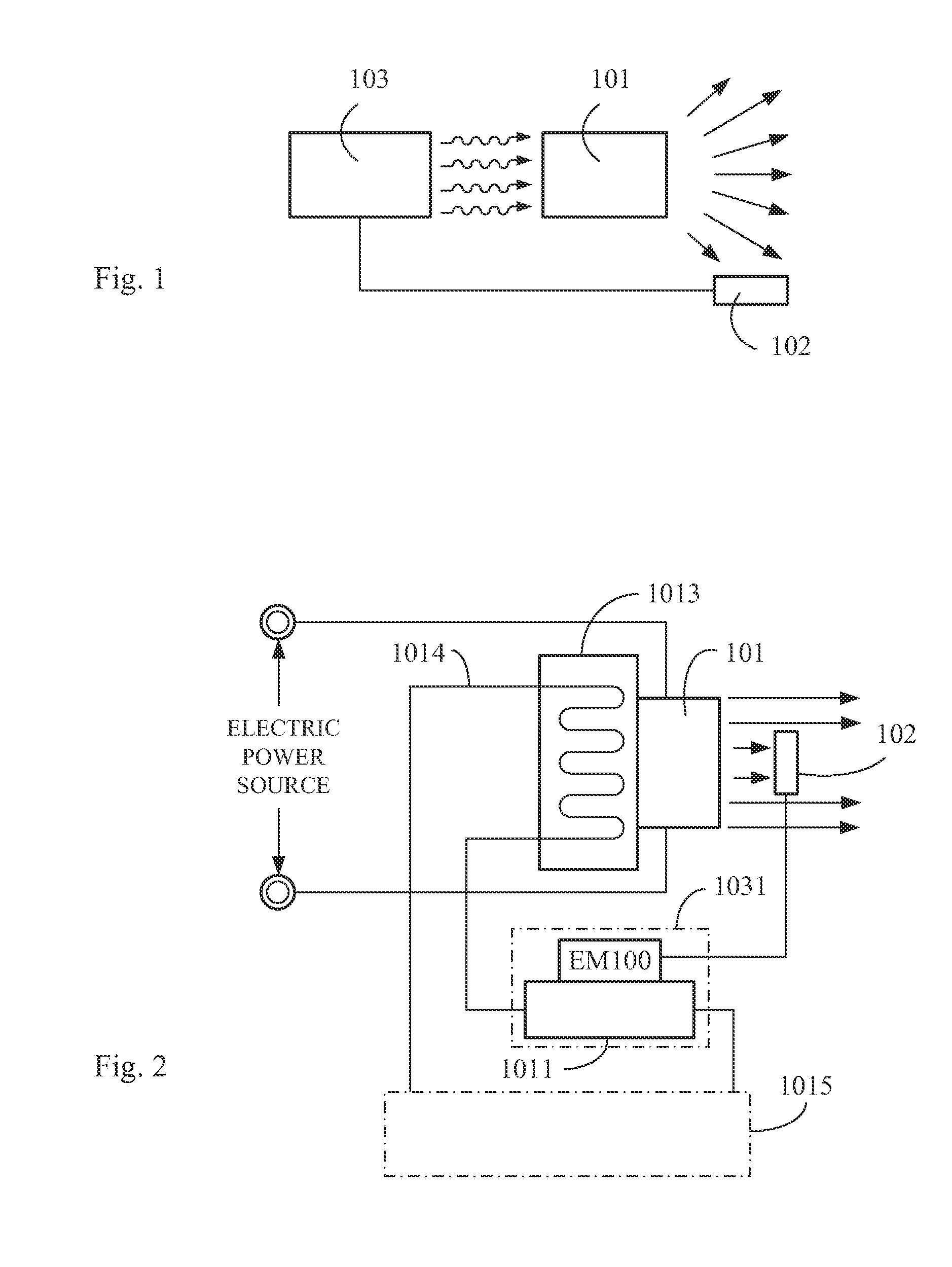 Photothermal source of fluid pumping device driven by self photovoltaic power