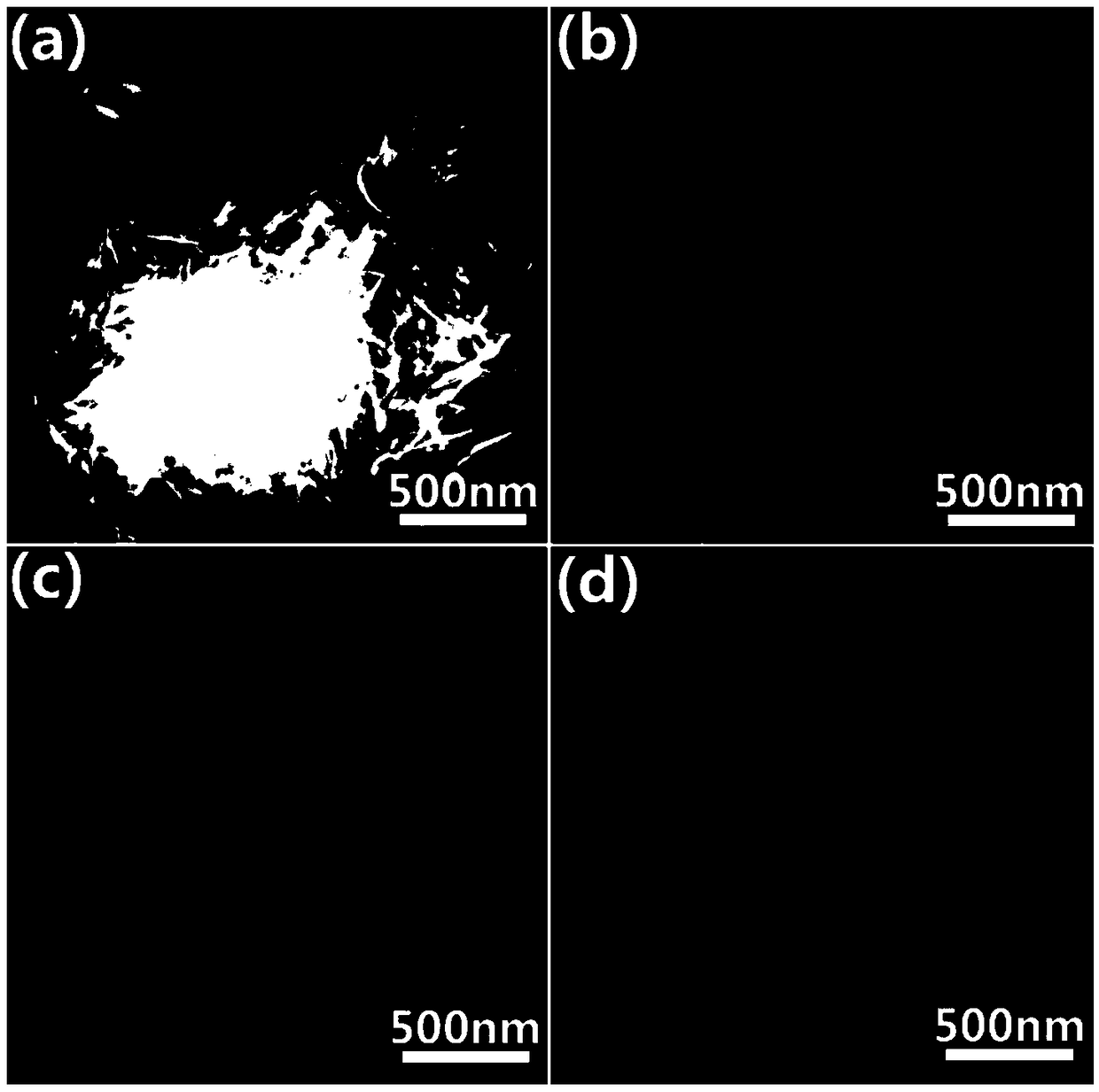 Manganese tungstate nanosheet material and preparation method and application thereof