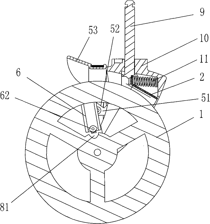 Wheel structure of baby stroller