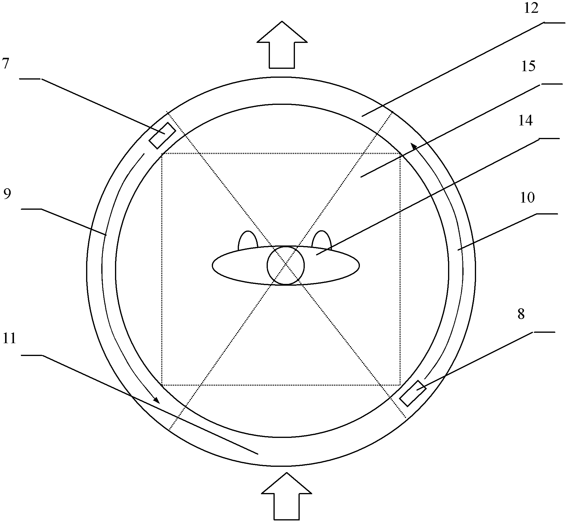 Scan method of human body security system utilizing frequency division technology