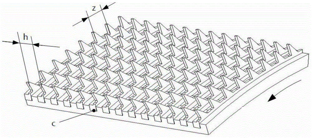 Nonuniform-tooth density carding cloth