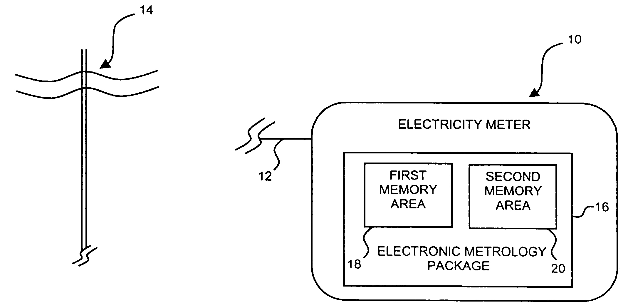 System and method for storing metering data while increasing memory endurance