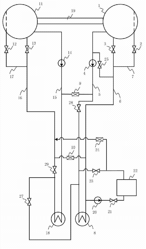 Thermal power plant circulating water system