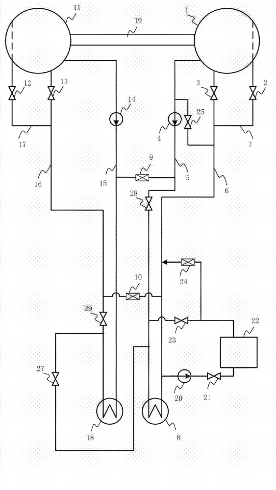 Thermal power plant circulating water system