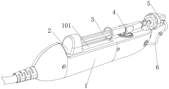 Injection device capable of injecting liquid