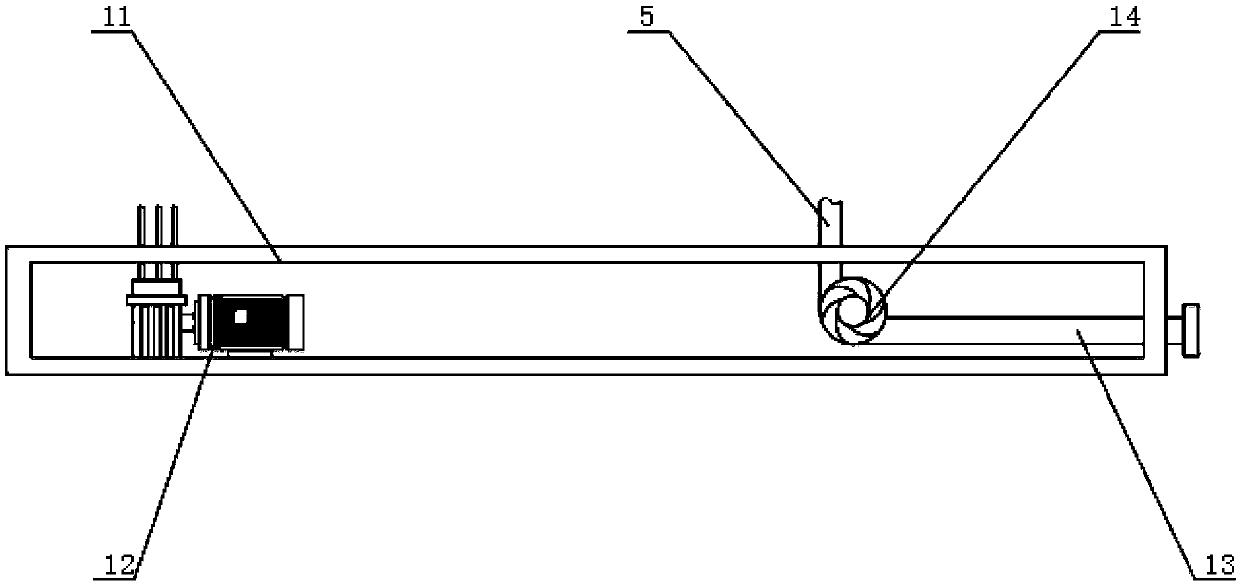 Wet type coal dust removing experimental system