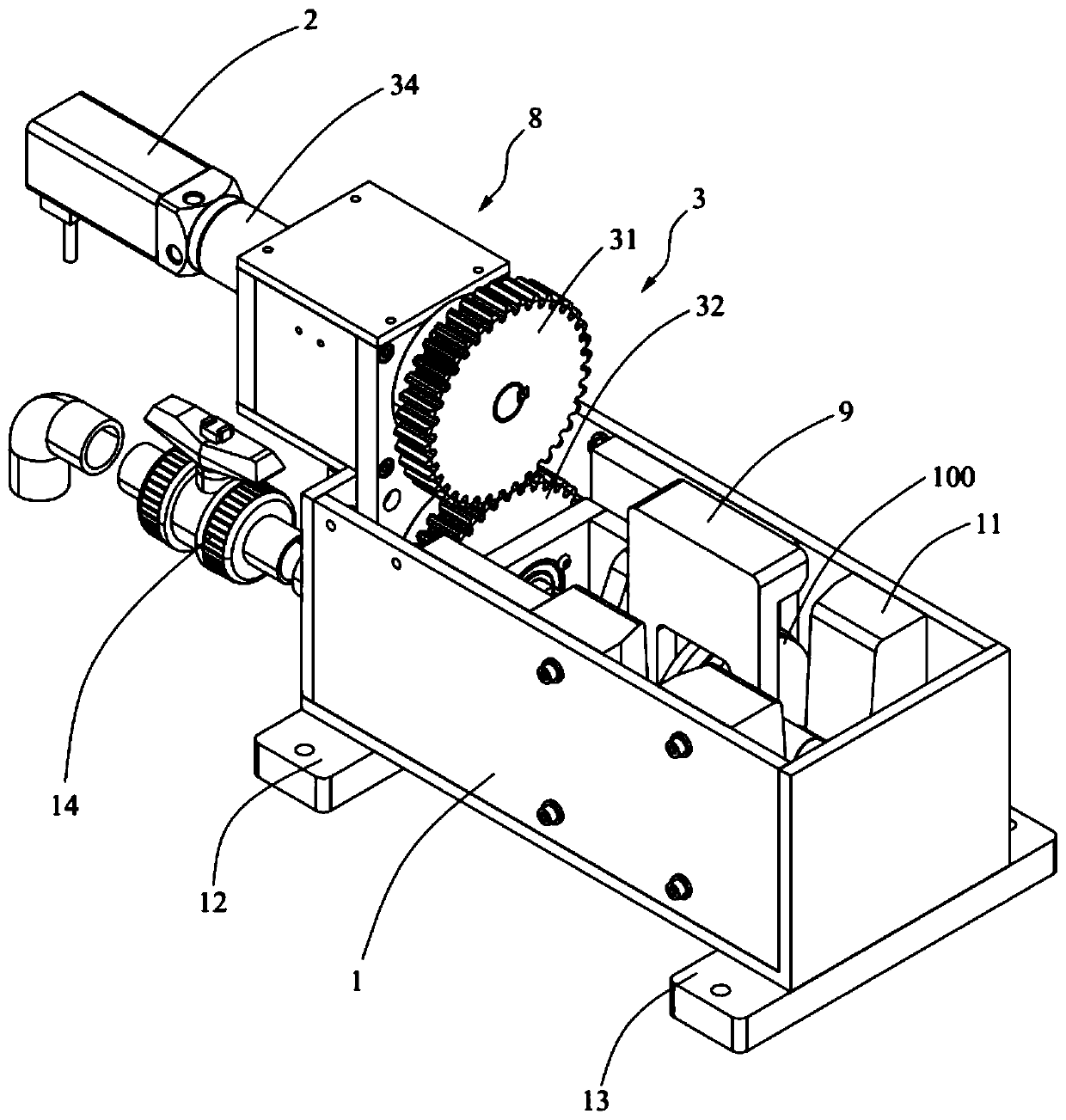 Etching device