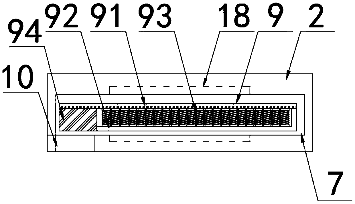 A climbing anti-skid device for a robot