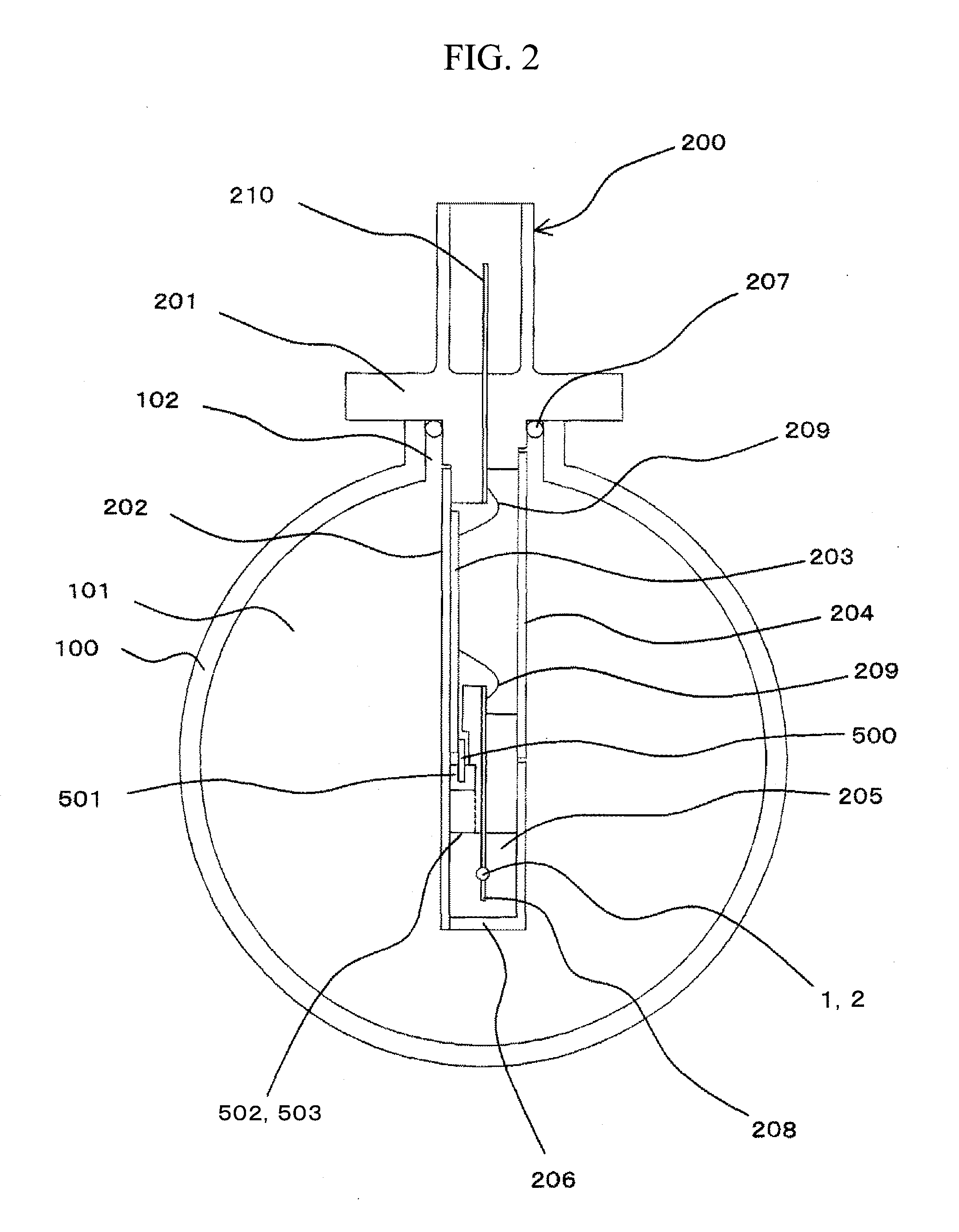 Mass air flow measurement device