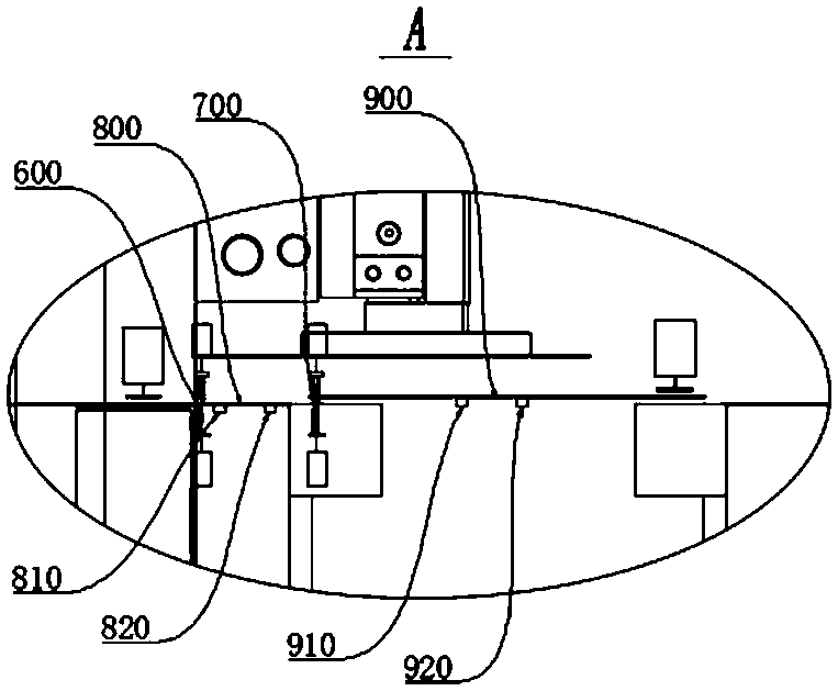 Tab film and adapting nickel tape conveying control device and method