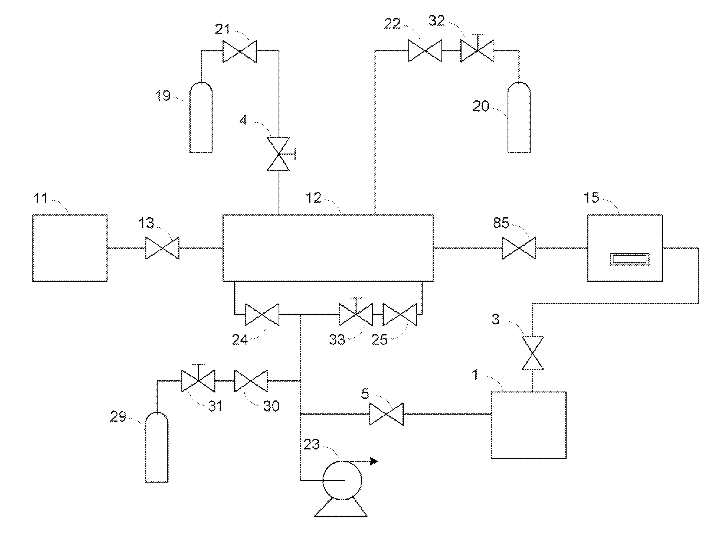 Apparatus and method for detecting an endpoint in a vapor phase etch