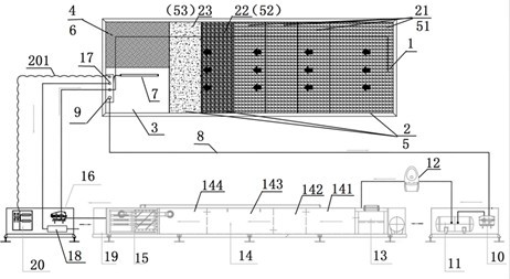 Sewage treatment tank, sewage circulating treatment method and sewage circulating treatment system