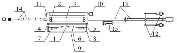 Multifunctional distribution network line loss detection device