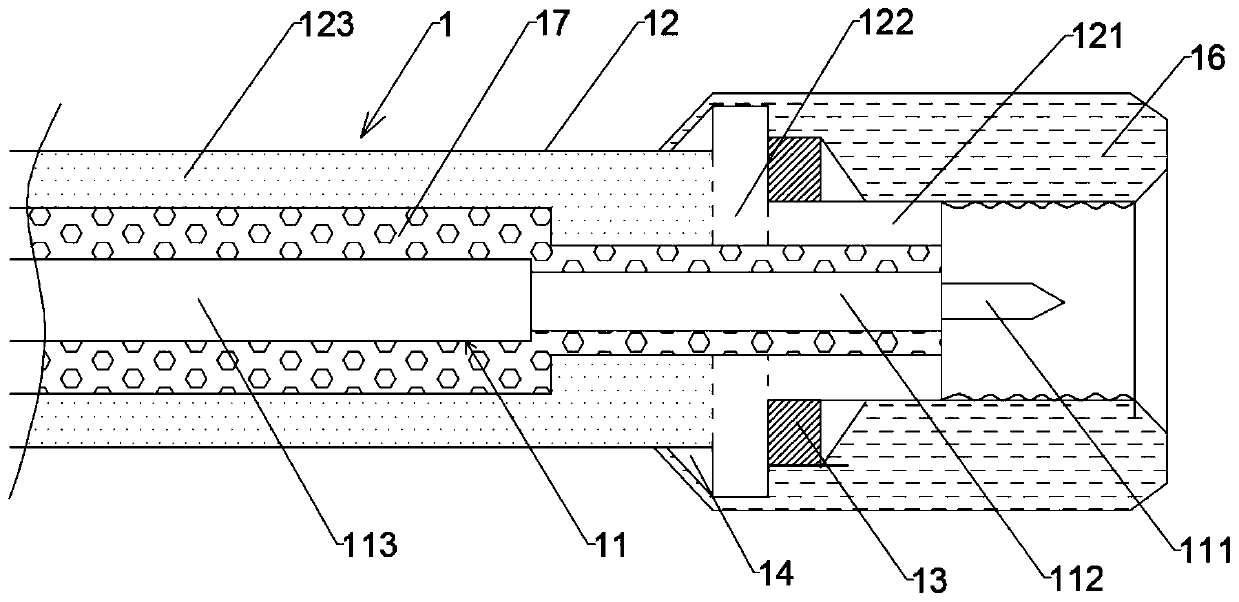 Radio frequency connector interface structure