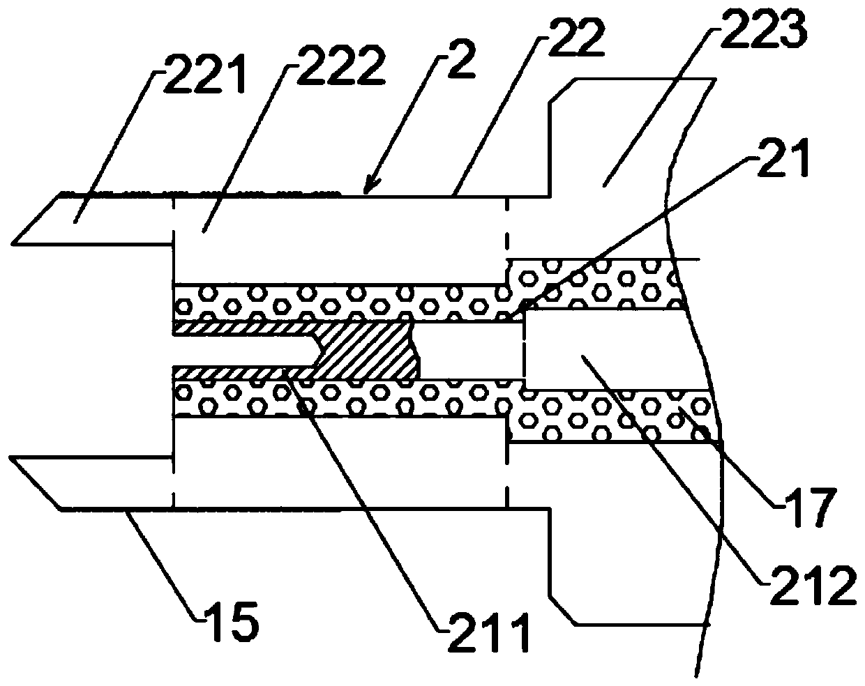 Radio frequency connector interface structure