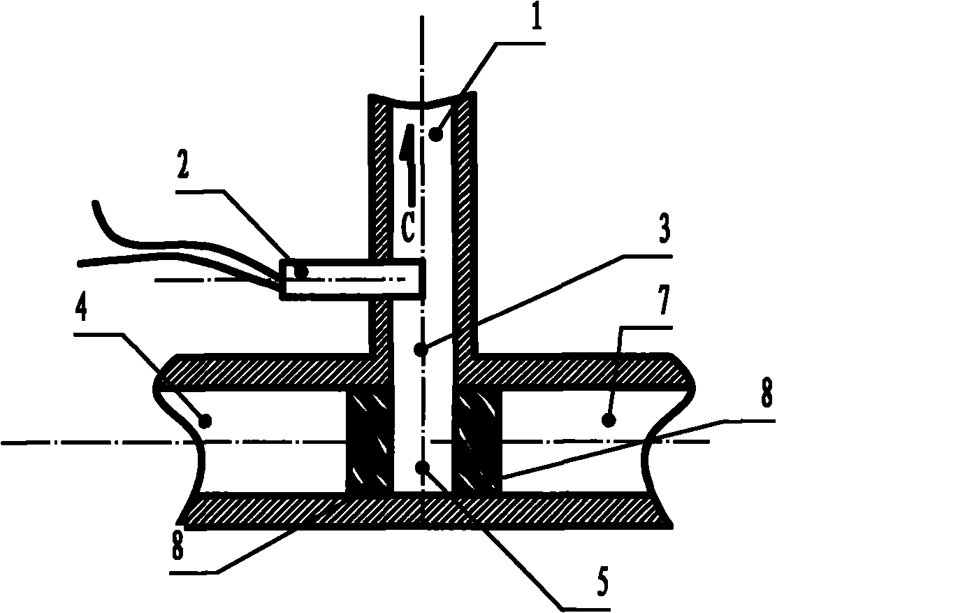 Water mixing device for automatic constant-temperature water mixing valve