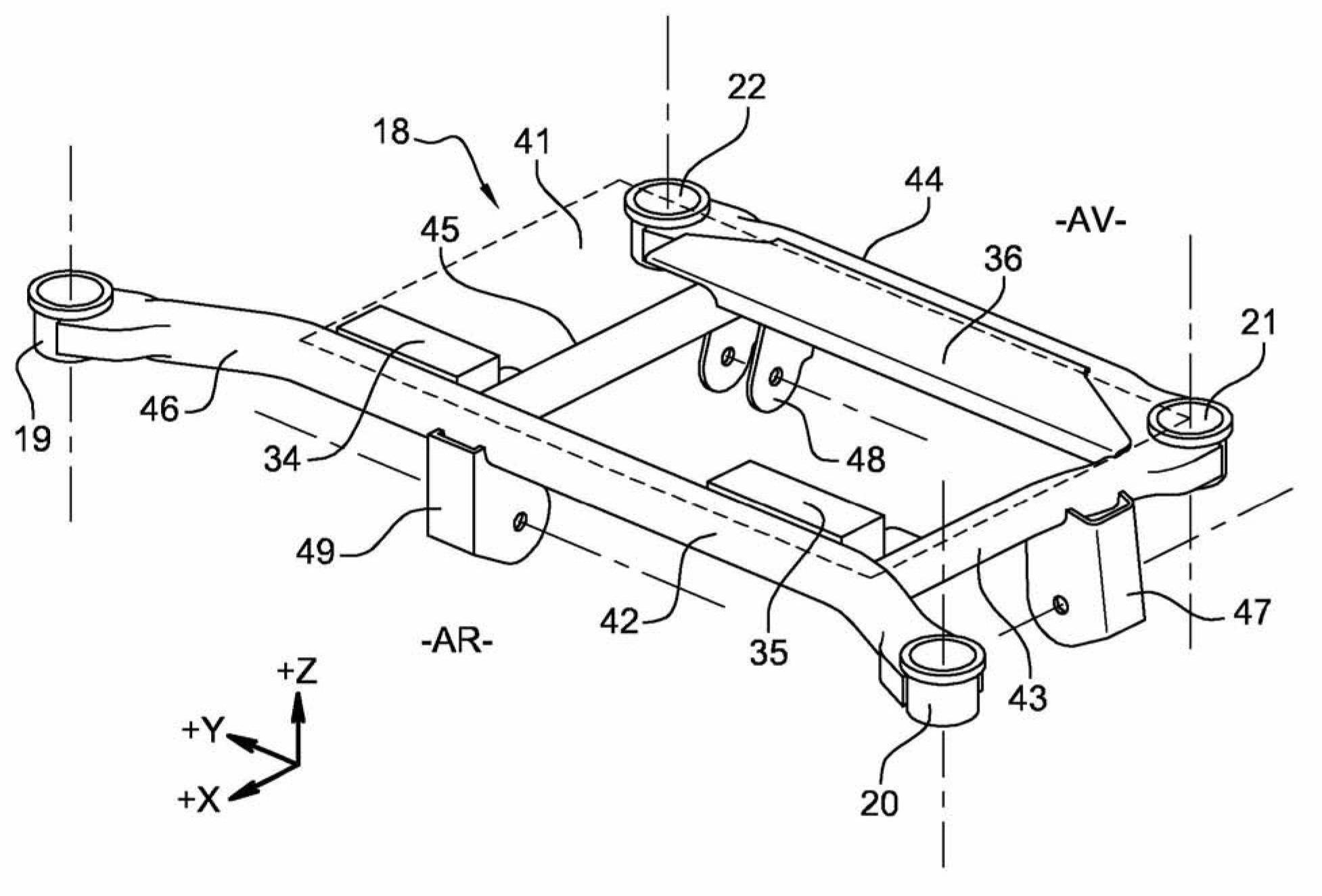 Motor vehicle having an electromotive unit and the power supply module thereof arranged in the vicinity of a running gear of the vehicle